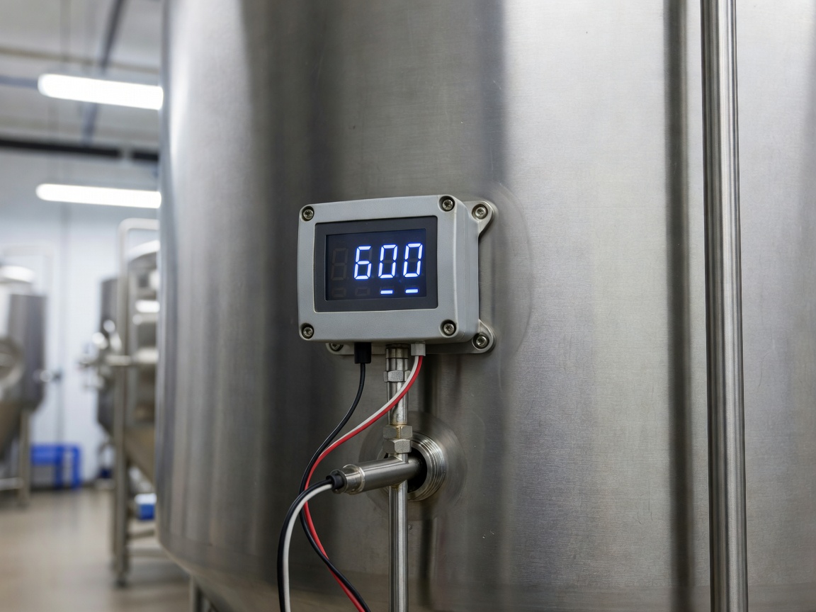 Fermentation vessel with a temperature controller attached